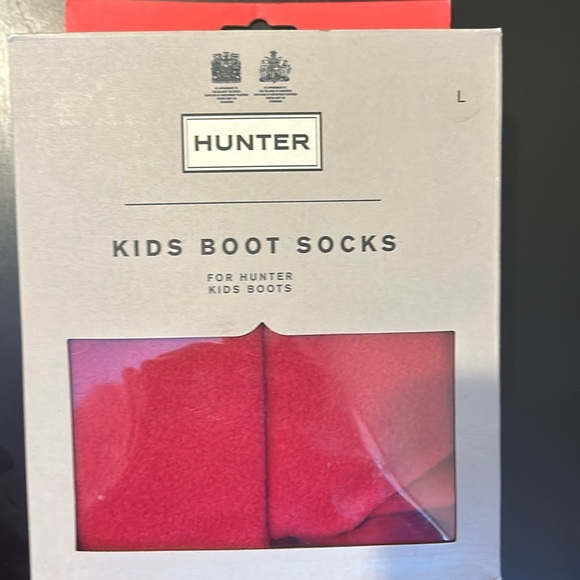 Brand new hunter boot socks for kids red - Picture 1 of 2